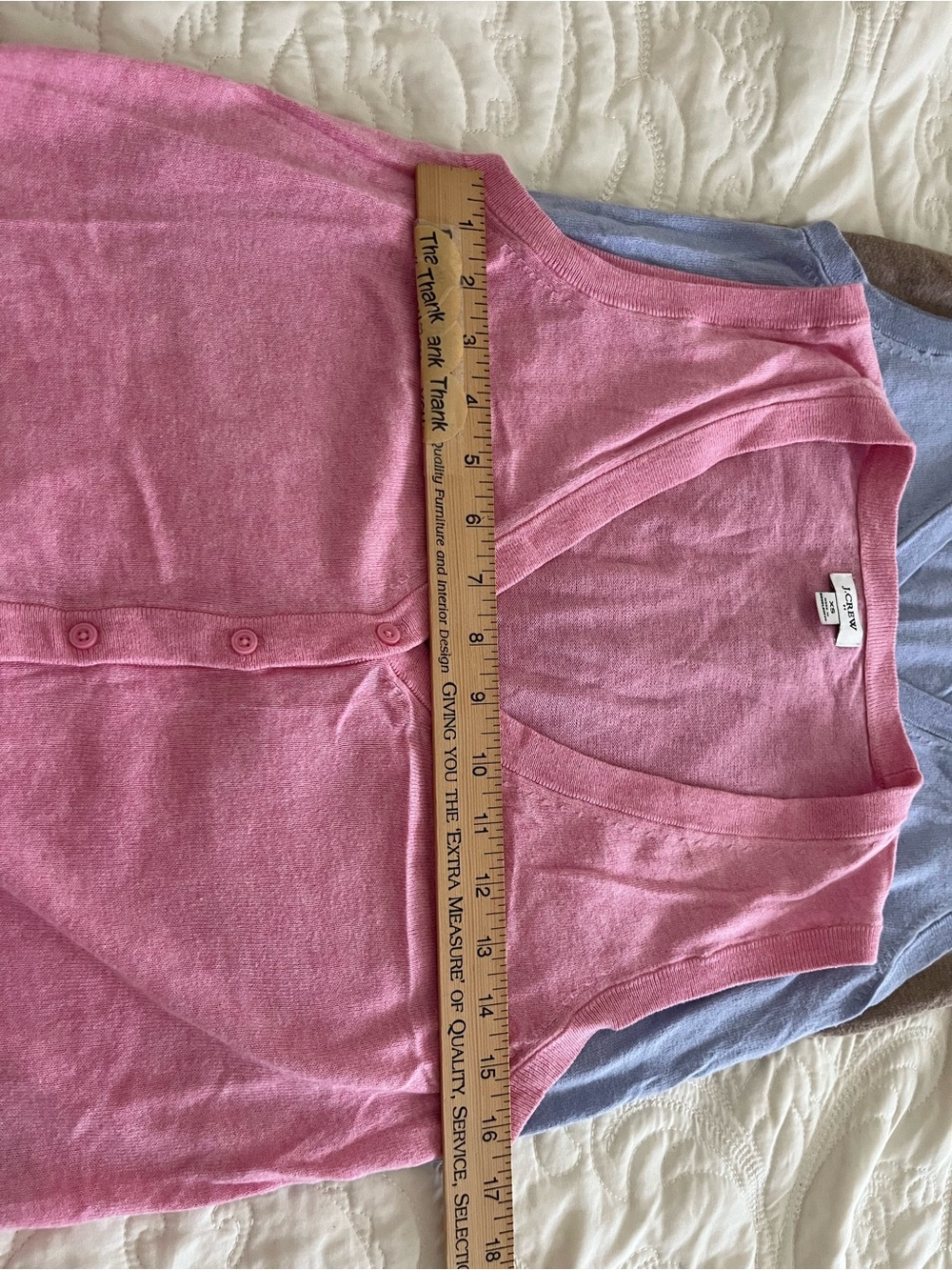 J. Crew bundle Women’s V-Neck Button Front Sweater Vest - Pink, blue and brown - Picture 8 of 10